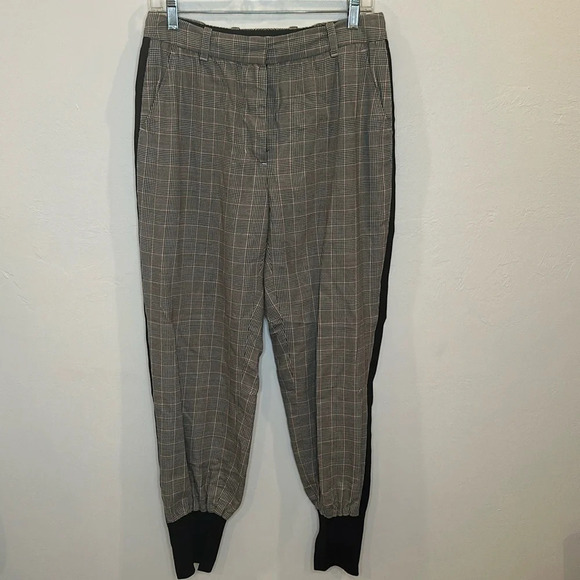 3.1 PHILLIP LIM CHECKERED WOOL BLEND JOGGER - Picture 2 of 10